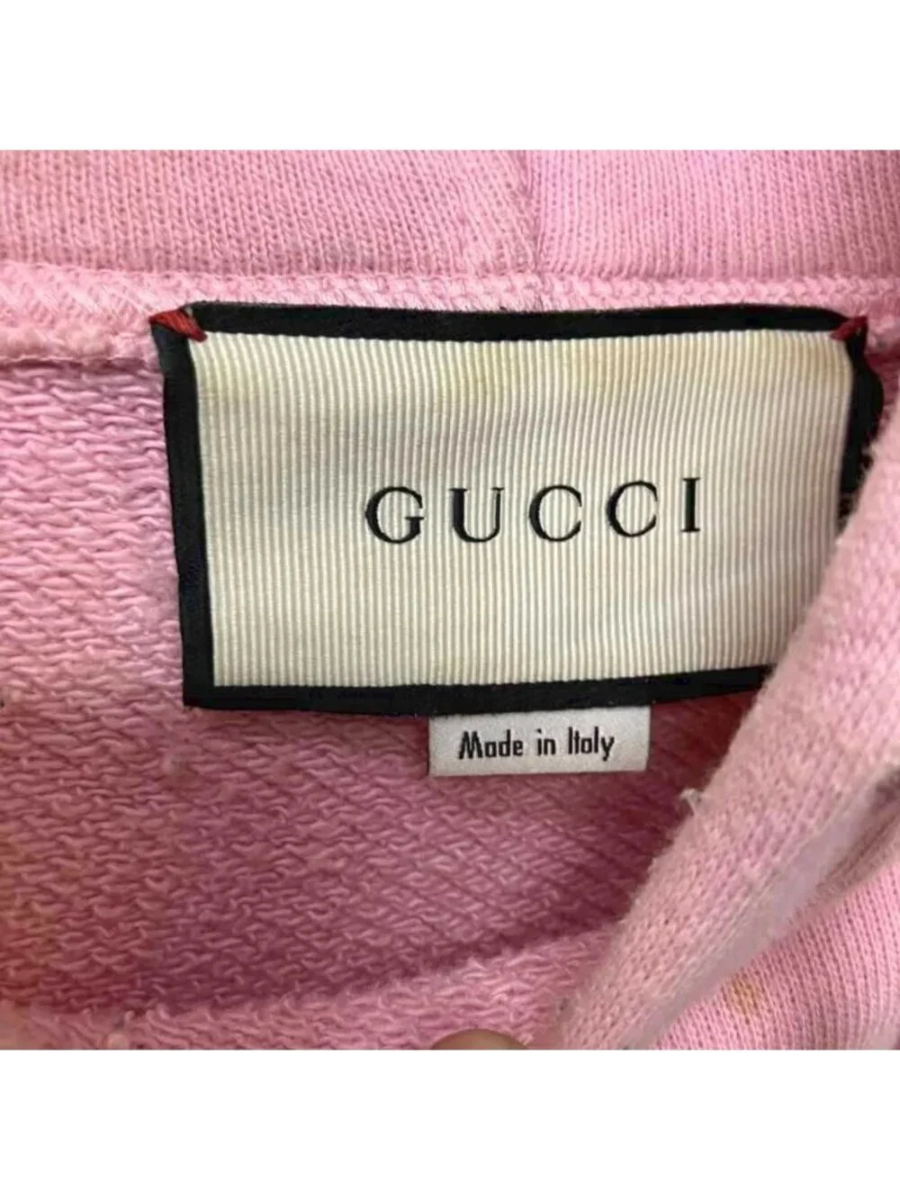 Gucci Dragon Hoodie Vintage Logo Pink S